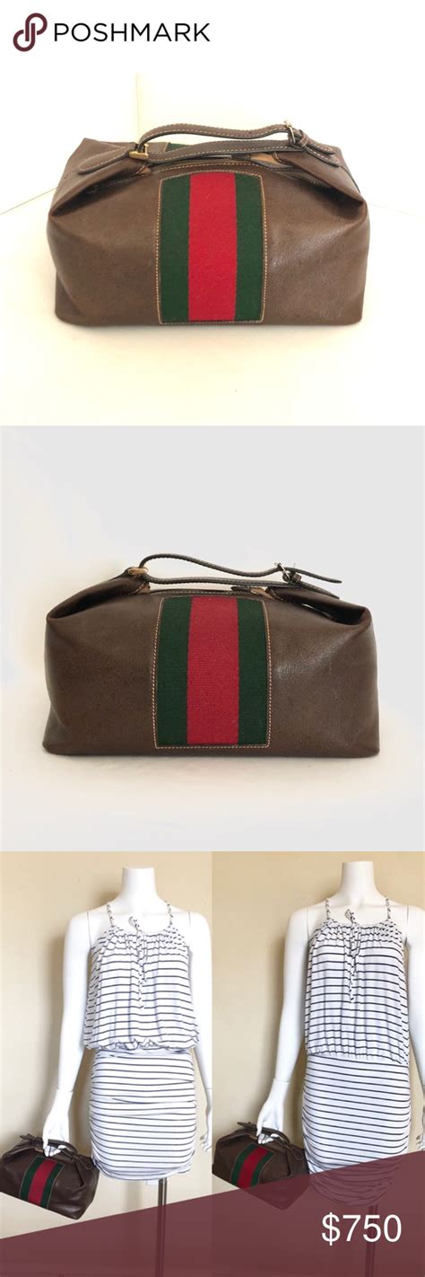 vintage gucci makeup bag|vintage gucci tote handbags.